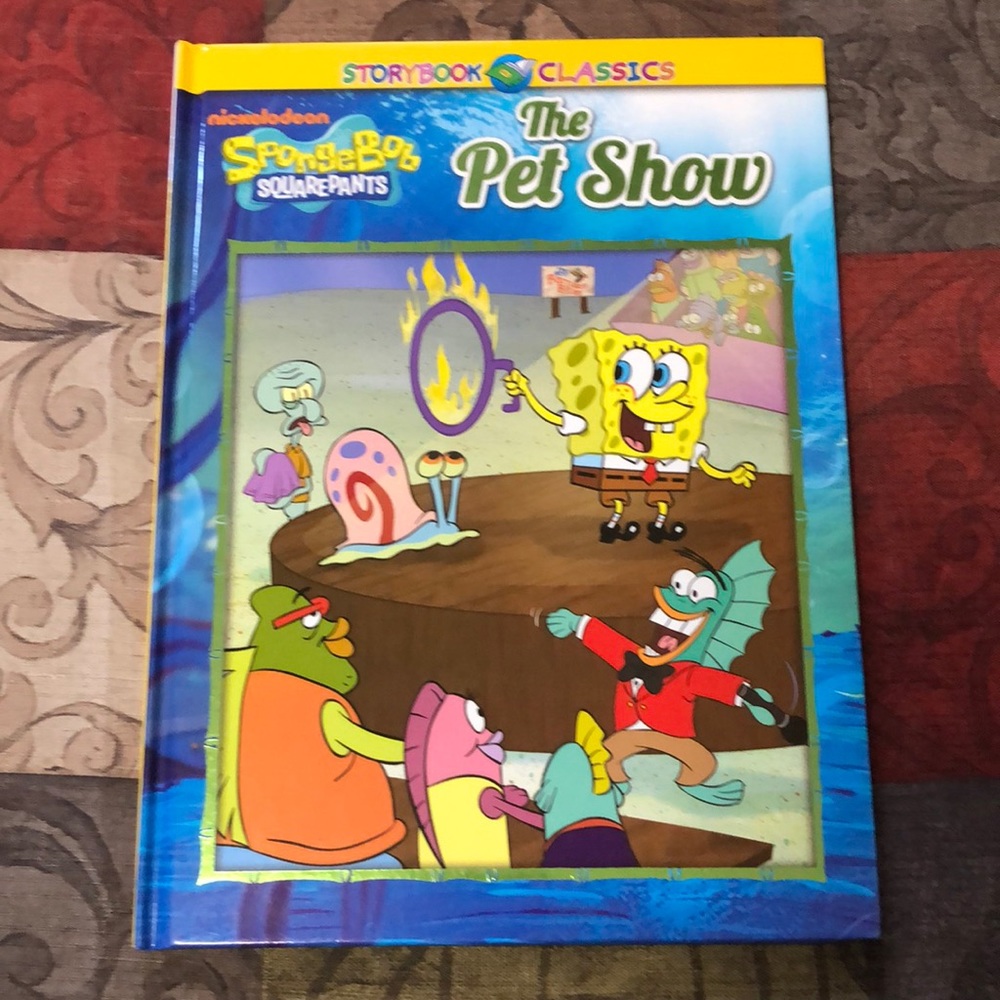 🛍️5/$20🛍️NWT SpongeBob SquarePants book “The Pet Show”.